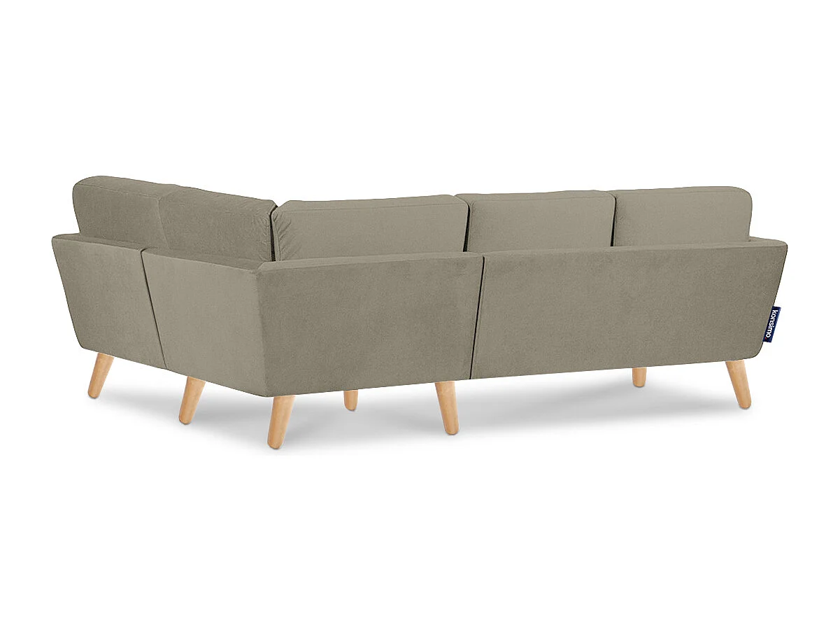Ecksofa 3/4 Sitzer rechts - Beige - TAGIO