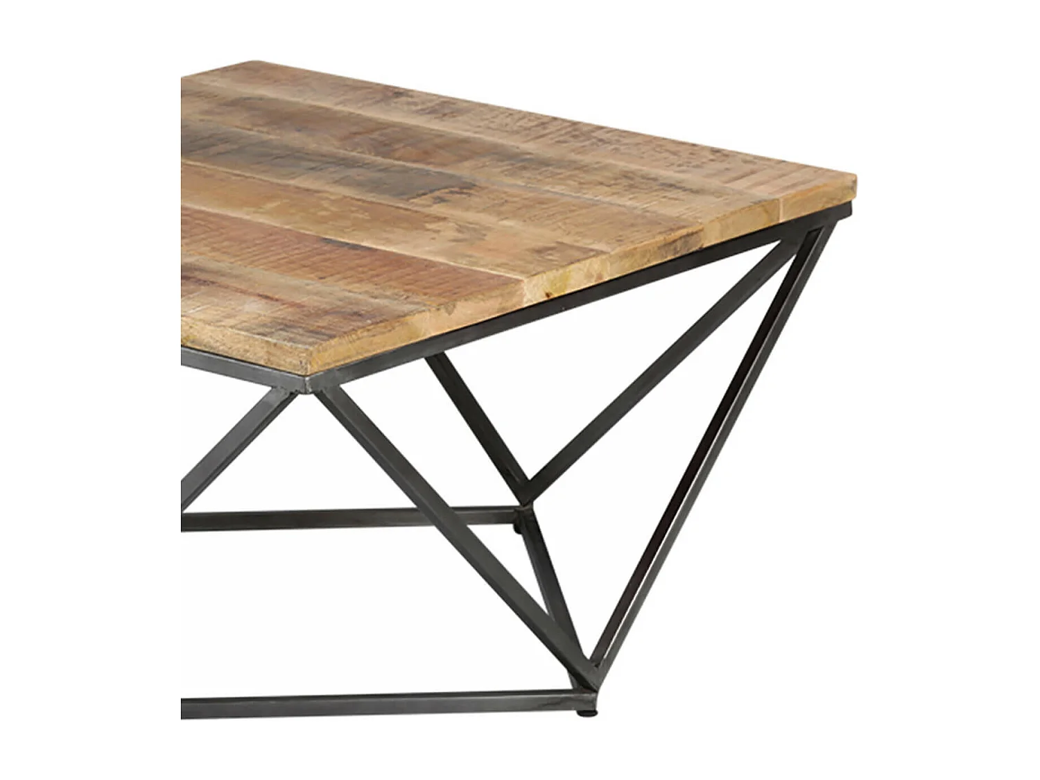 INDUS - Table Basse Carrée Pivoté