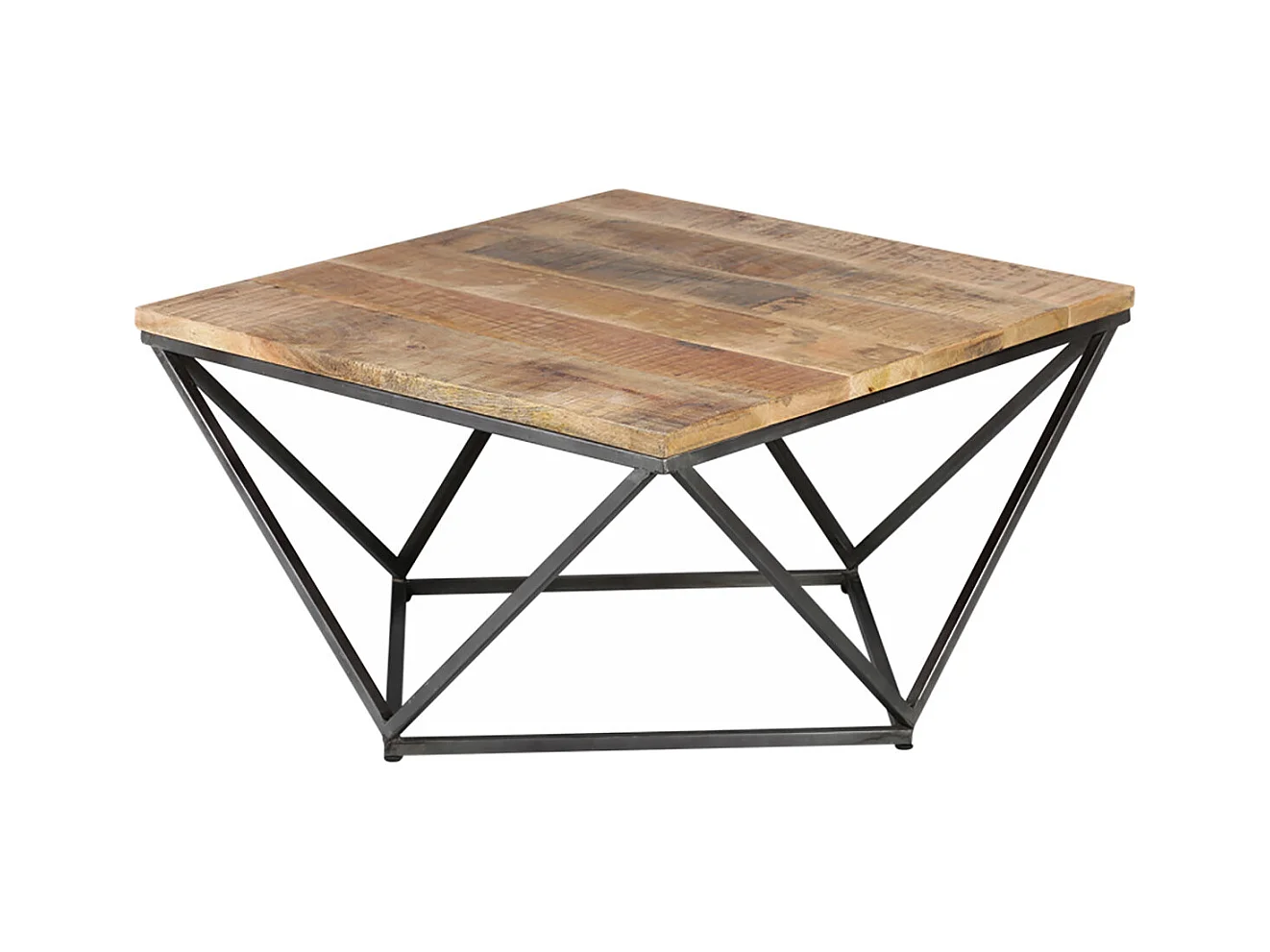 INDUS - Table Basse Carrée Pivoté