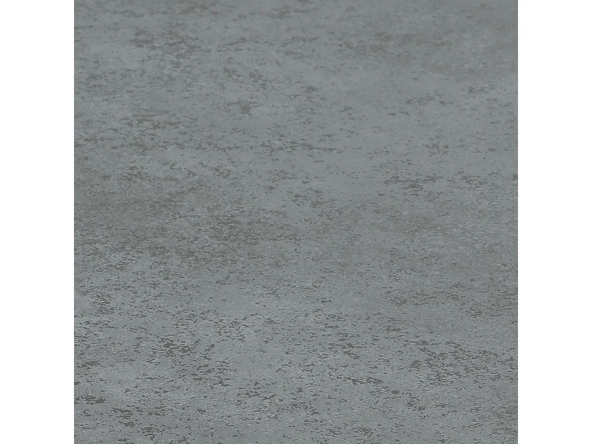 KERIA - Table Basse Ovale Aspect Céramique Grise