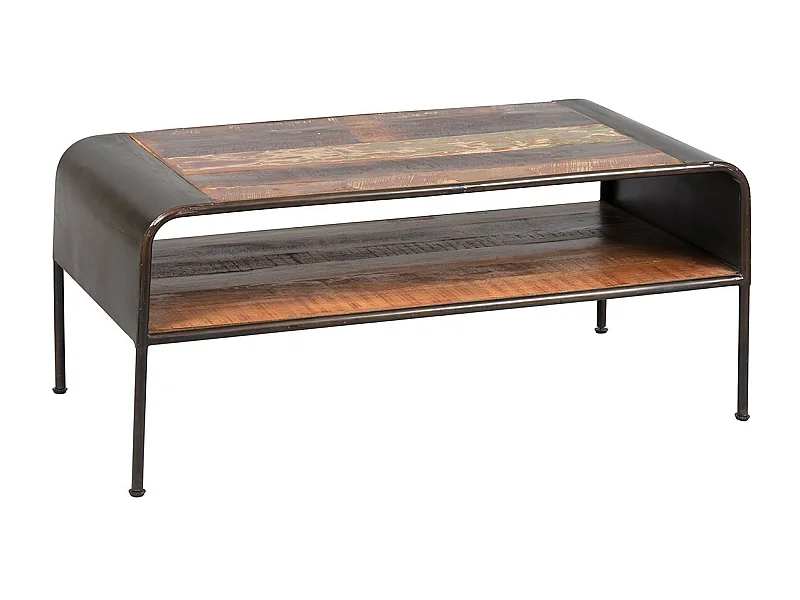 REPLAY - Table Basse Rectangulaire Aspect Vieilli