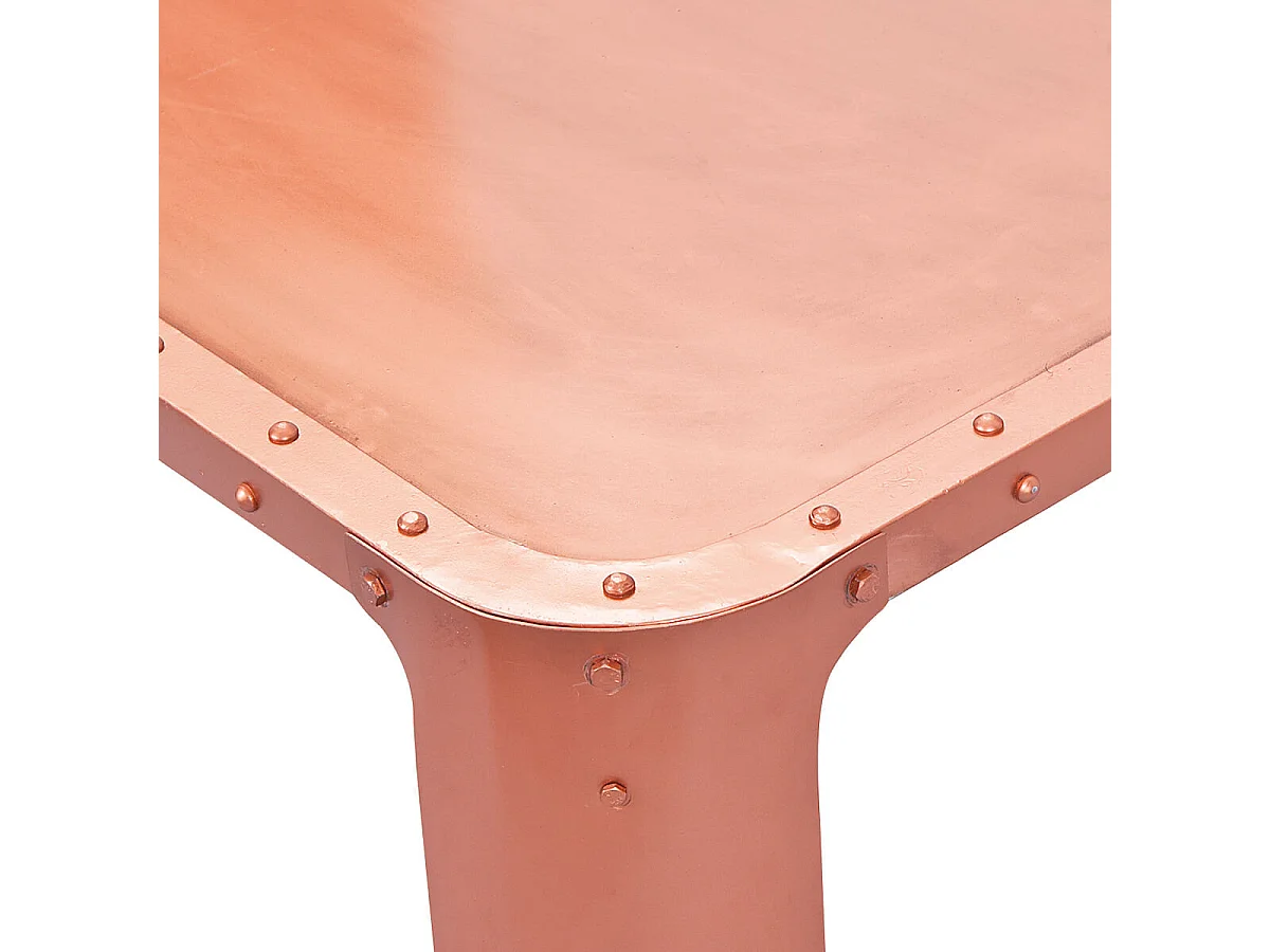 STEEL CUIVRE - Table Basse Métal