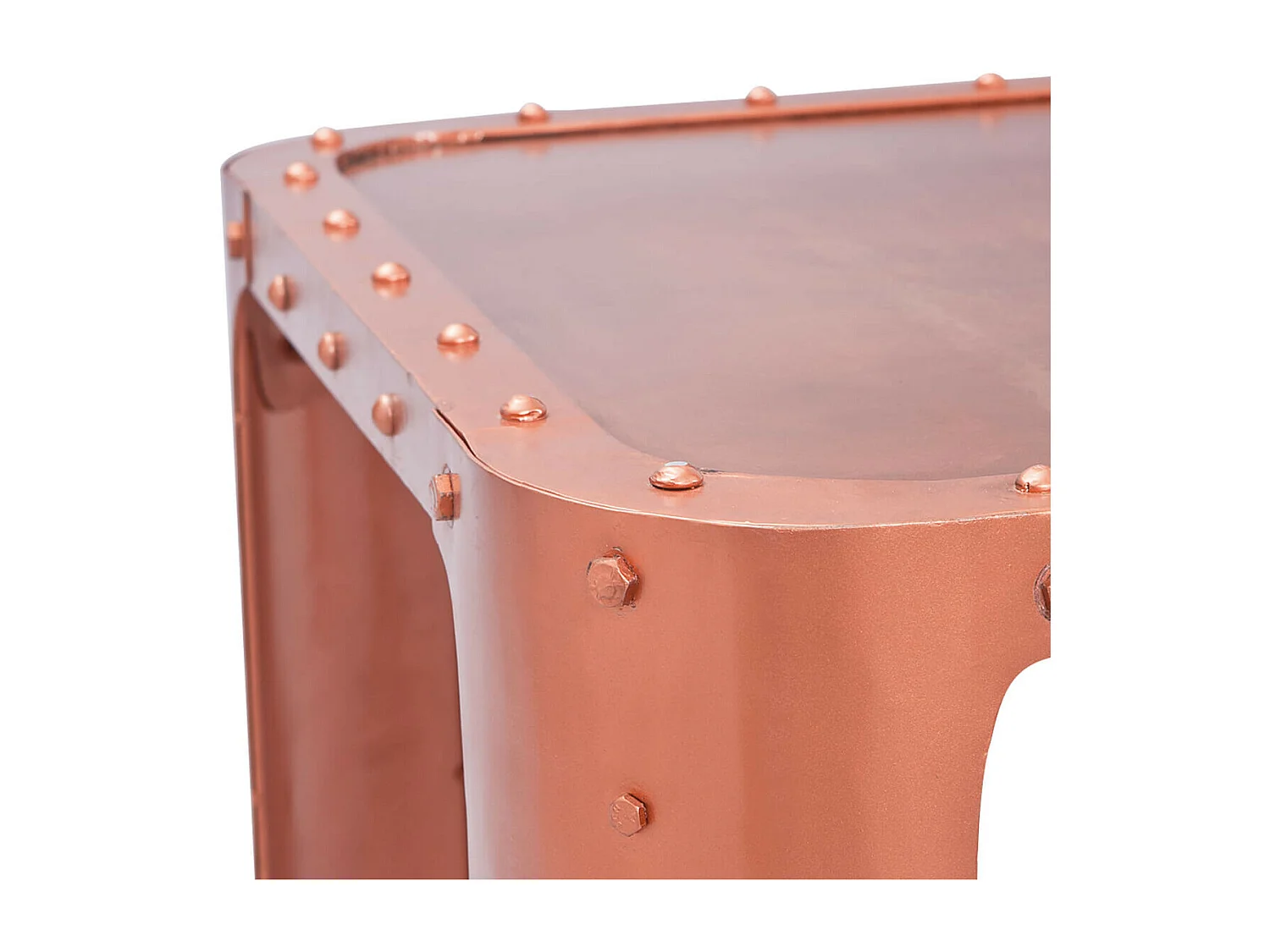 STEEL CUIVRE - Table Basse Métal