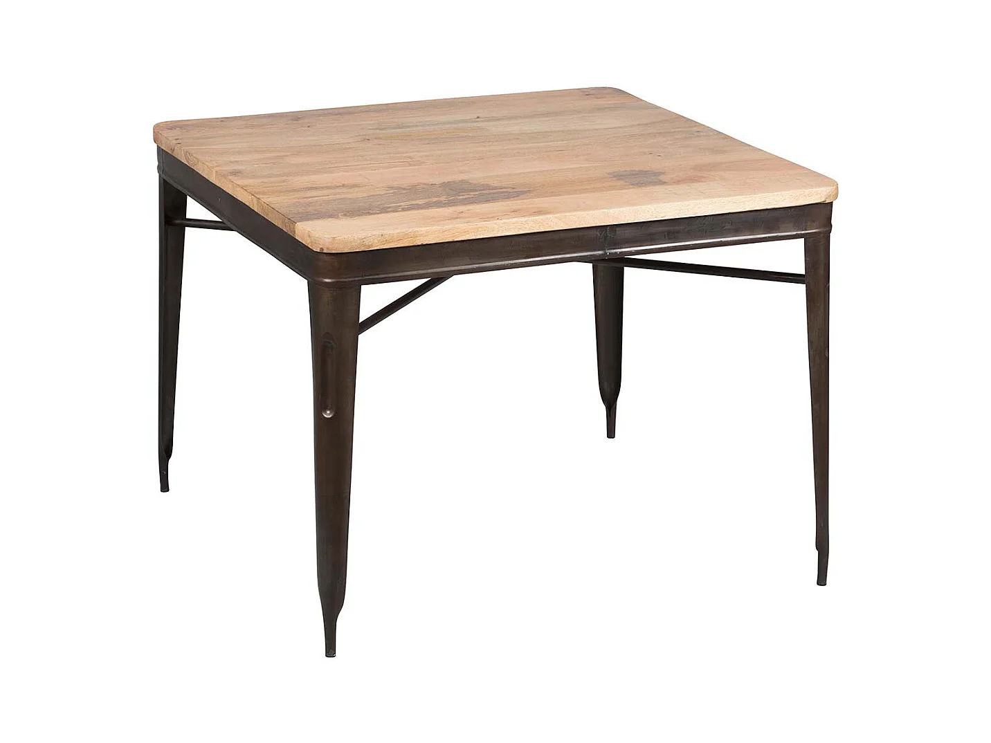 REPLAY - Table Repas Carrée 100cm Aspect Vieilli