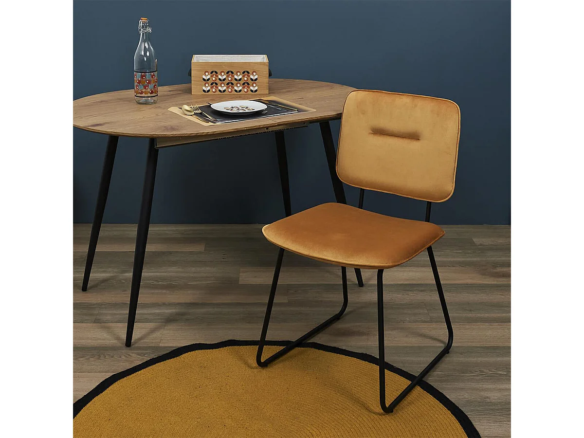 TENSO - Table Extensible Plateau Aspect Bois