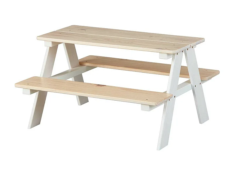 ANDERS - Table avec Bancs pour Enfant