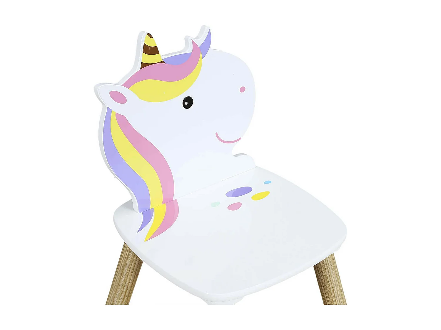 UNICORN - Ensemble Table et 2 Chaises Enfant Motif Licorne