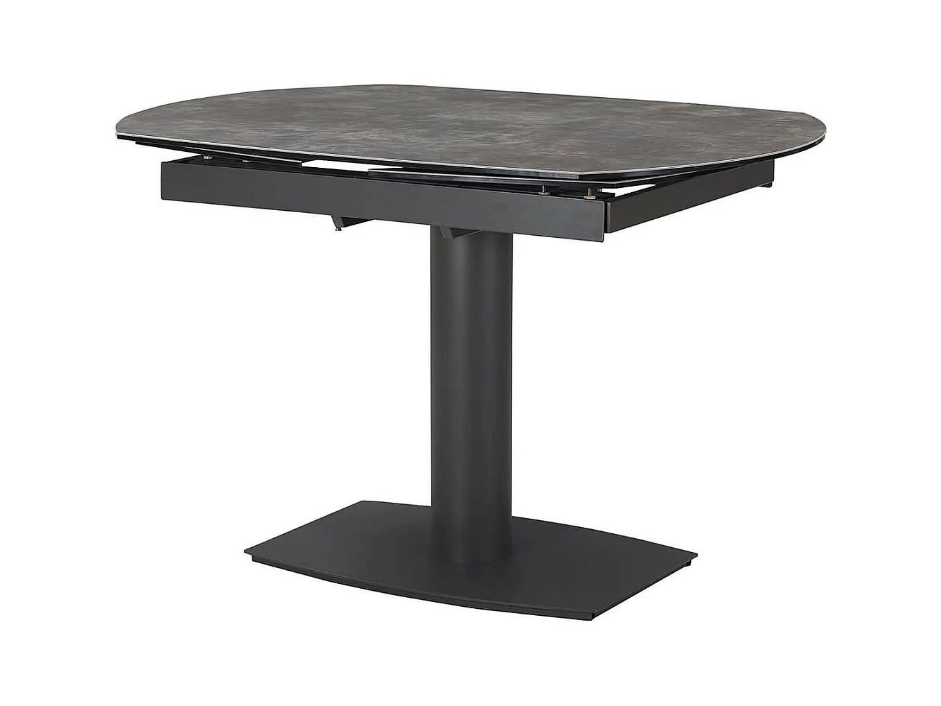 PIKAM - Table de Repas Allongeable Céramique Marron