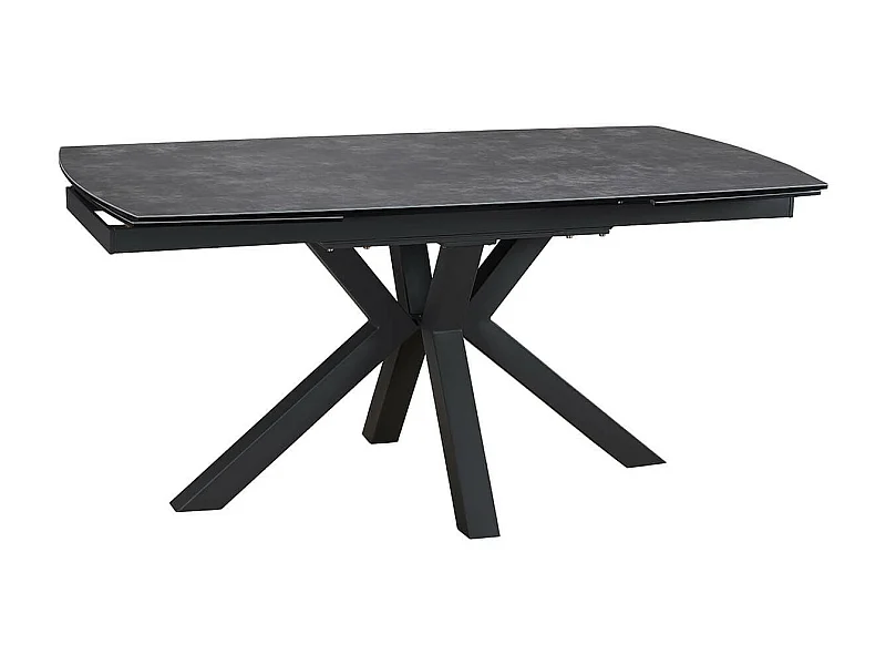 PILOM - Table de Repas Allongeable Céramique Marron