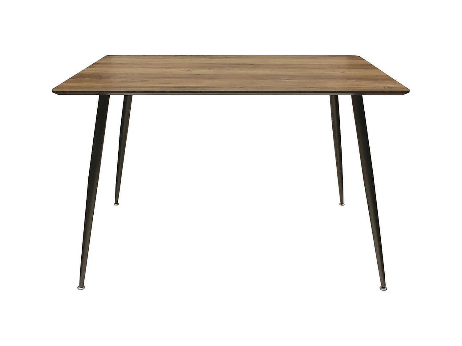 TIANY - Table Repas Rectangulaire Effet Bois