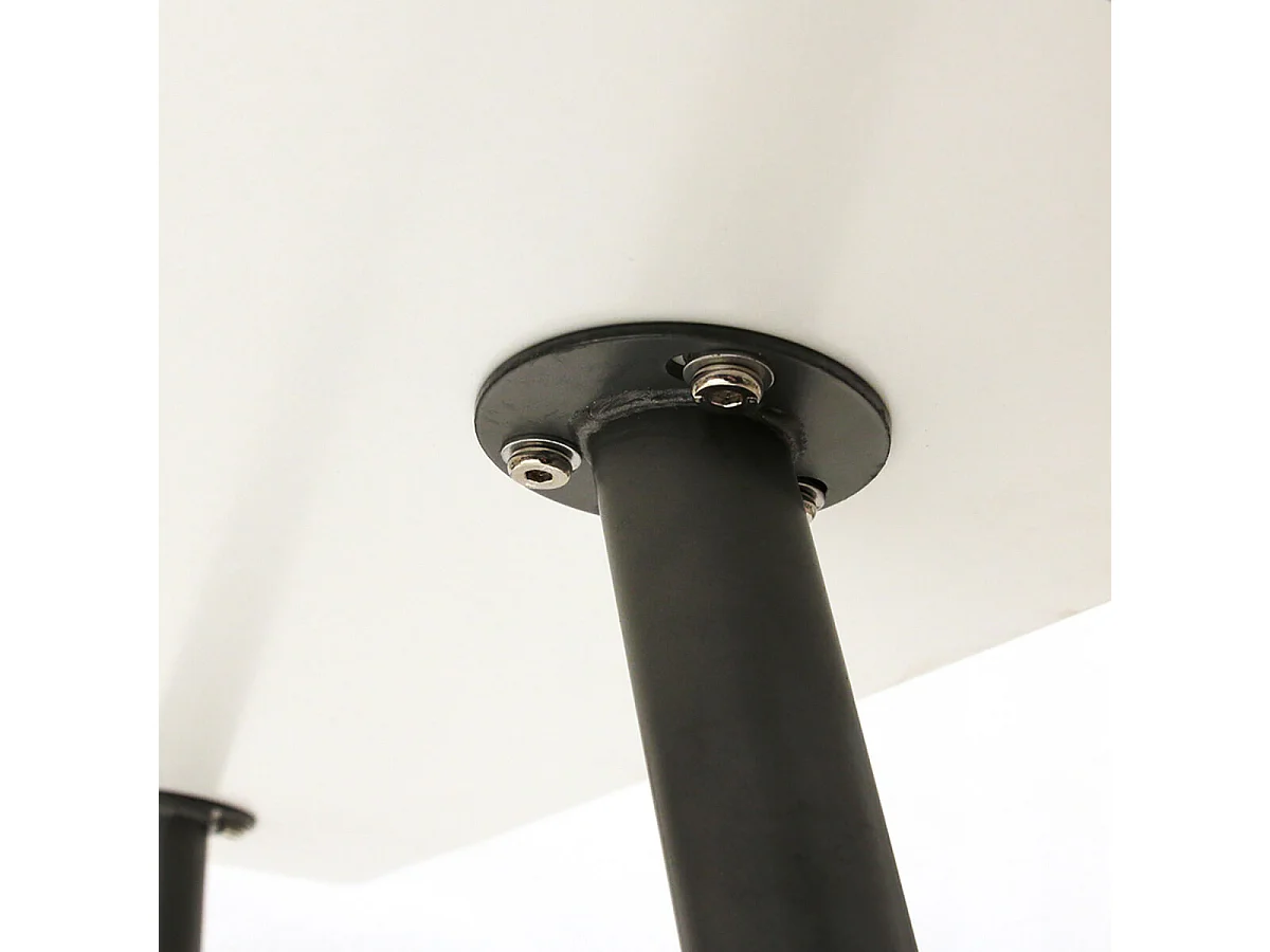 TIANY - Table Repas Rectangulaire Effet Bois