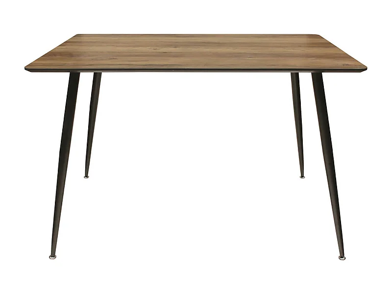 TIANY - Table Repas Rectangulaire Effet Bois