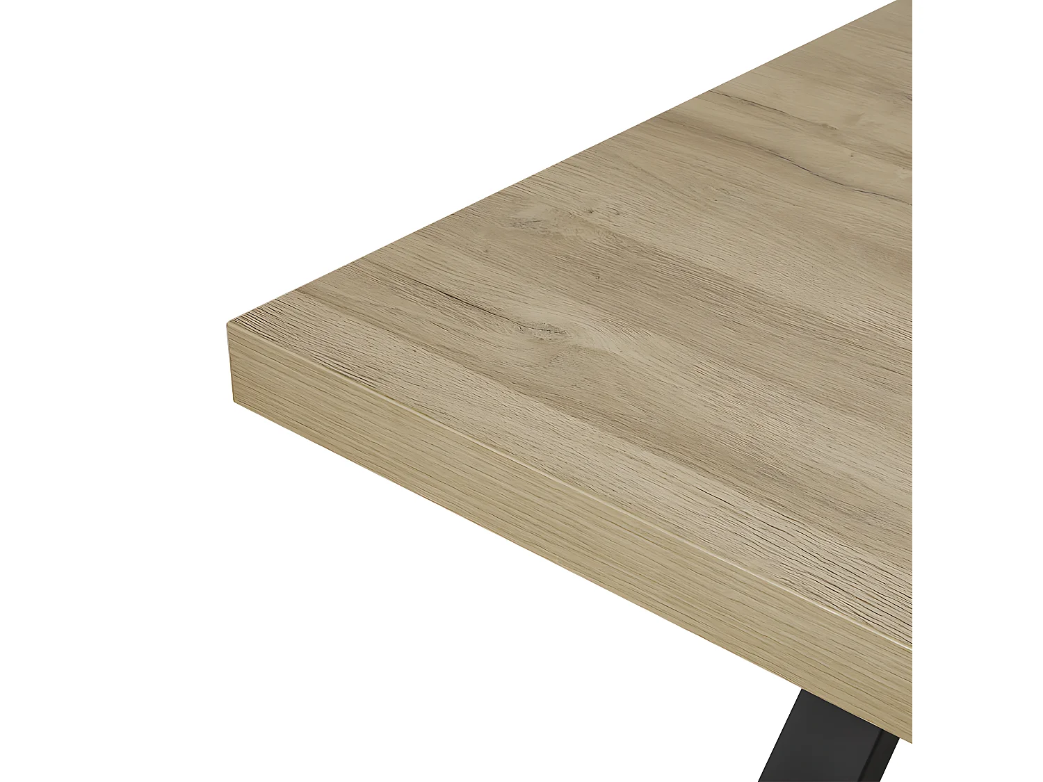 MASSIRE - Table Rectangulaire 170cm Aspect Bois