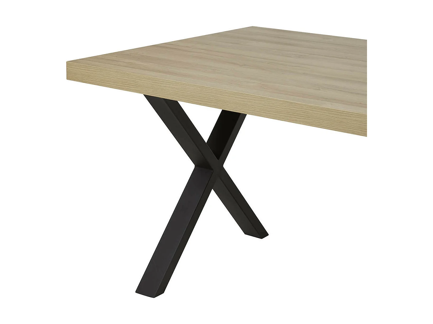 MASSIRE - Table Rectangulaire 170cm Aspect Bois