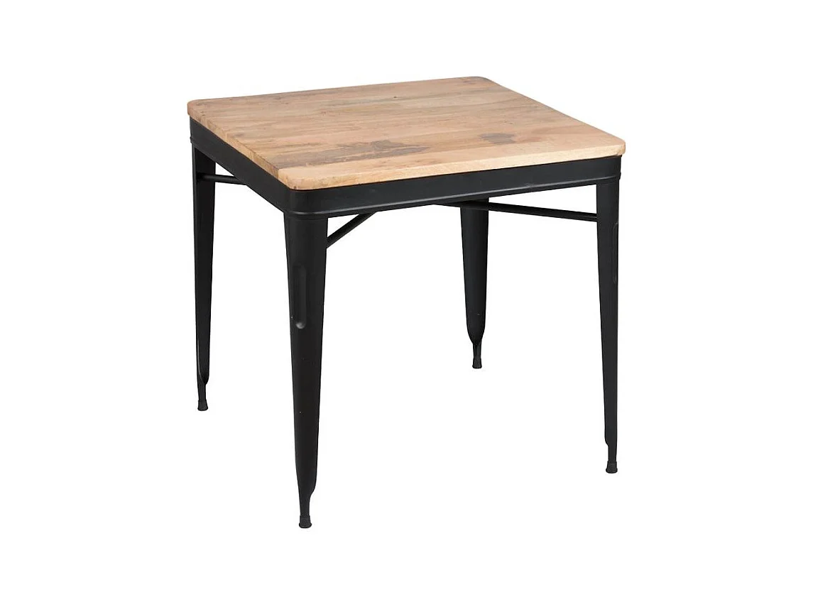 REPLAY - Table Repas Carrée 77cm Aspect Vieilli