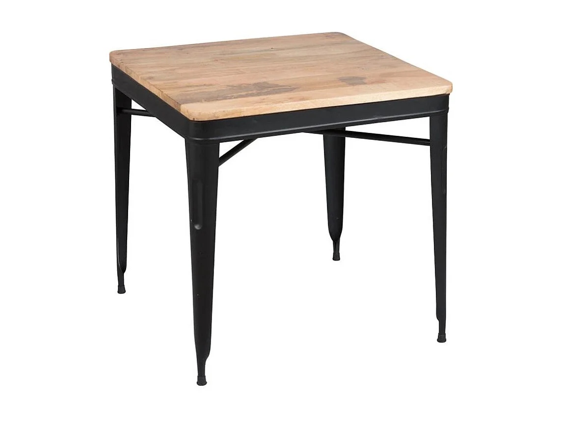 REPLAY - Table Repas Carrée 77cm Aspect Vieilli