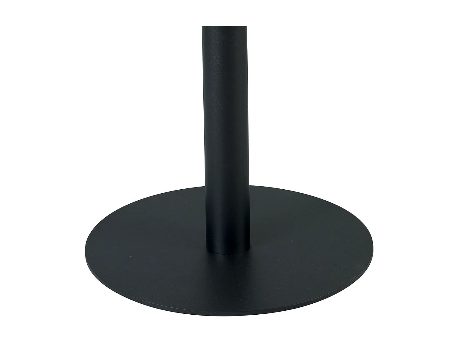 SADA - Table de Repas Aspect Céramique Piètement Anthracite