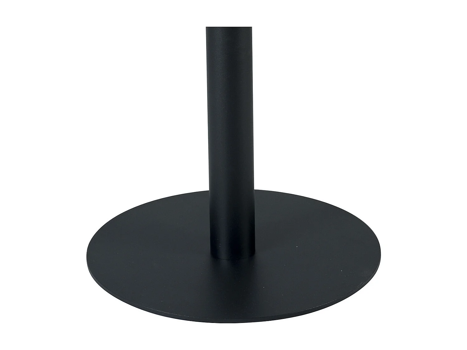 SADA - Table de Repas Aspect Céramique Piètement Anthracite