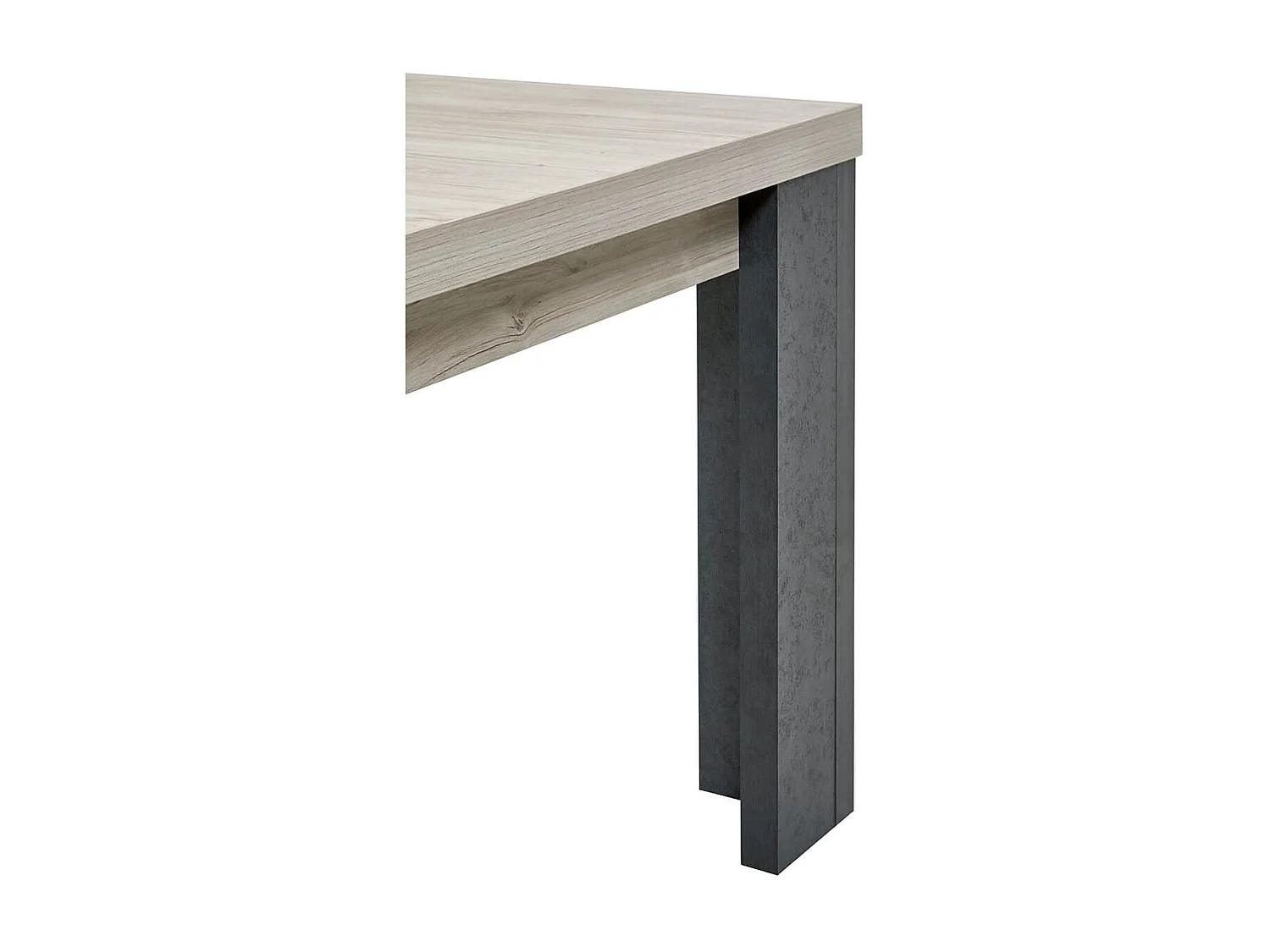 HERACLES - Table Rectangulaire 180cm Imitation Bois