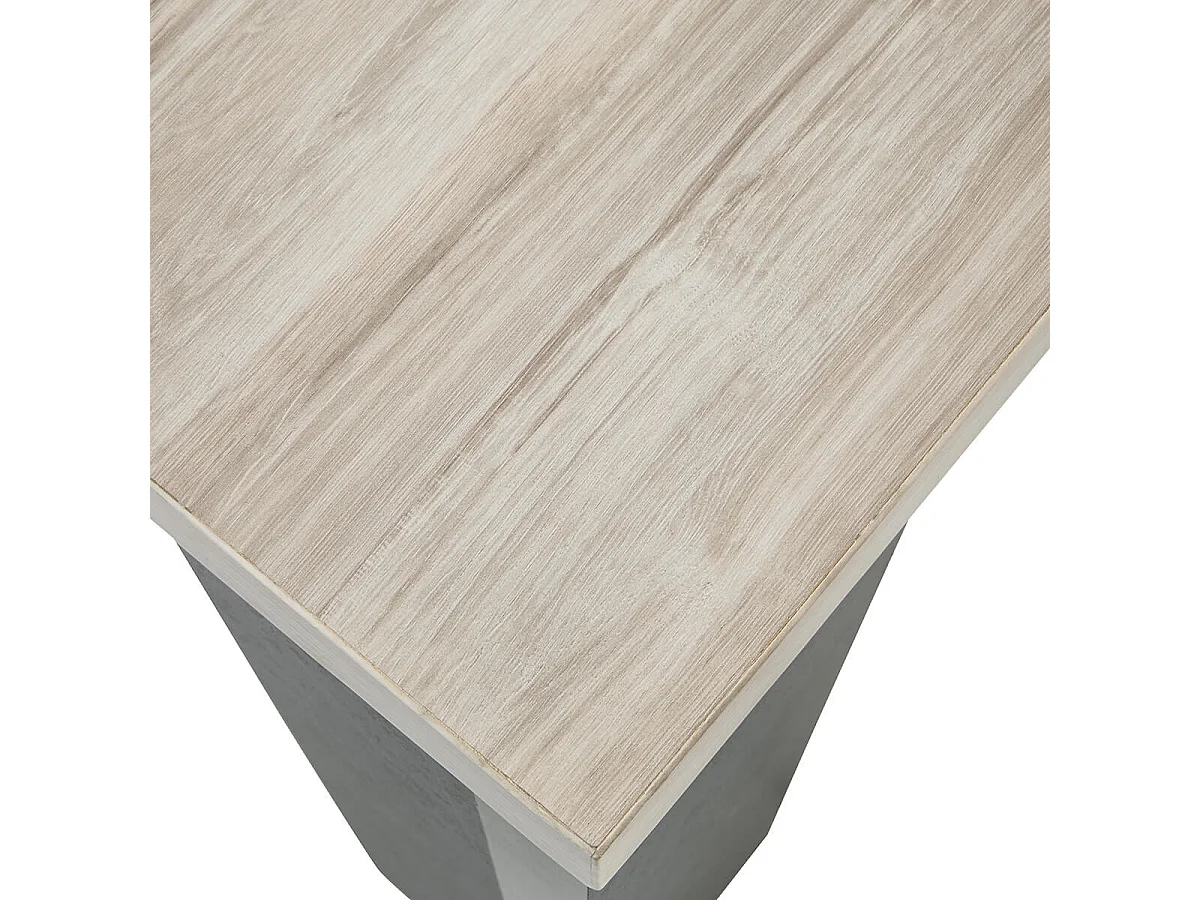 HERACLES - Table Rectangulaire 180cm Imitation Bois
