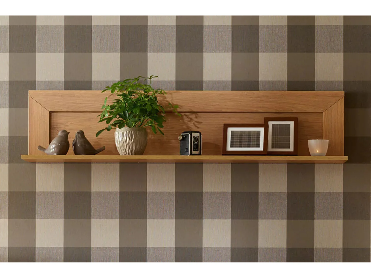 Wandregal  zeitloses Design - natürliche Eiche - CALDO