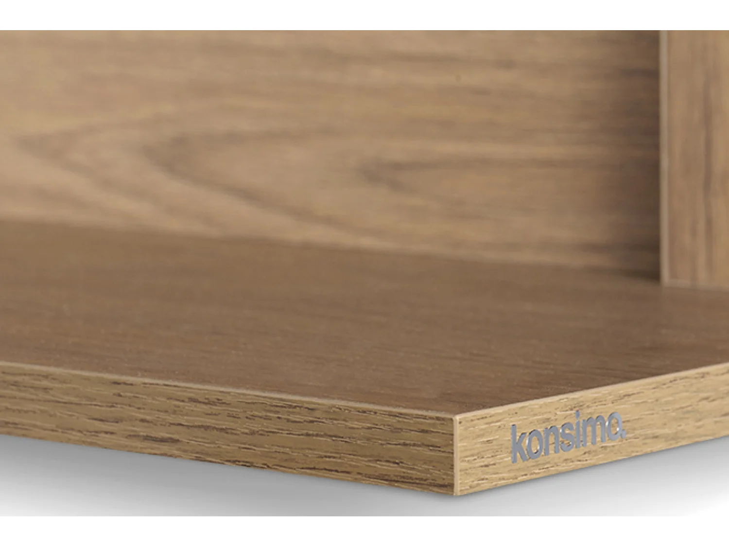 Wandregal  zeitloses Design - natürliche Eiche - CALDO