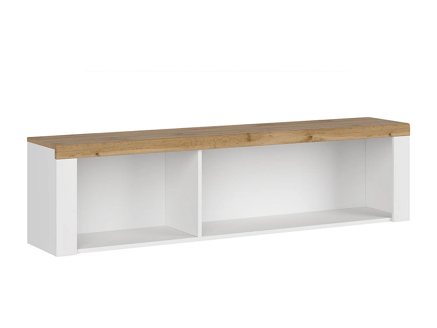 Wandregal - Weißglanz - weiß - DAMINO