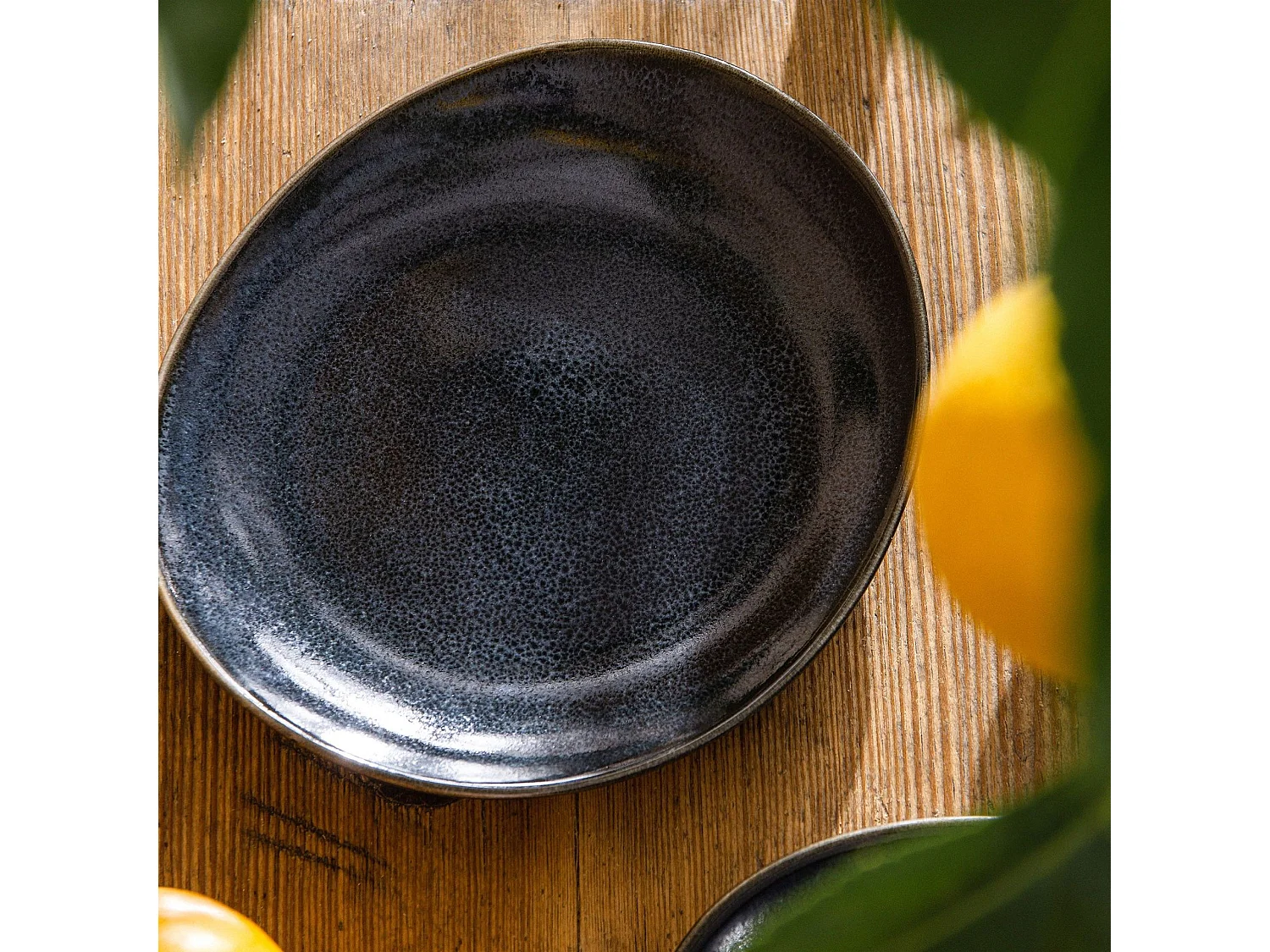 Kaffeeservice (18er-Set) - Porzellan - schwarz - TIME BLACK