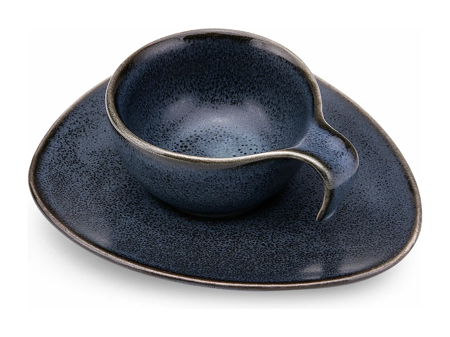 Kaffeeservice (18er-Set) - Porzellan - schwarz - TIME BLACK