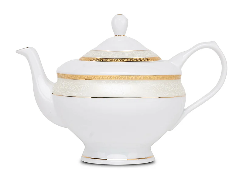 Teeservice für 6 Personen (15 Artikel) - Porzellan - Gold - AGAWA GOLD