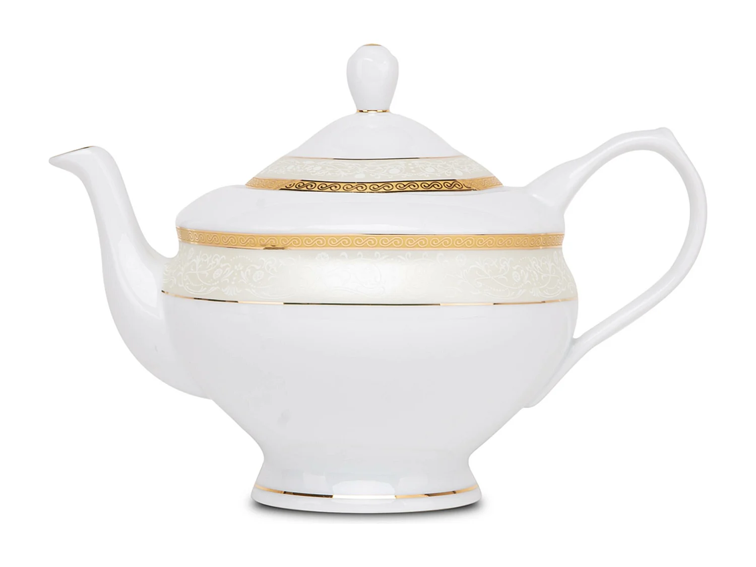 Teeservice für 6 Personen (15 Artikel) - Porzellan - Gold - AGAWA GOLD