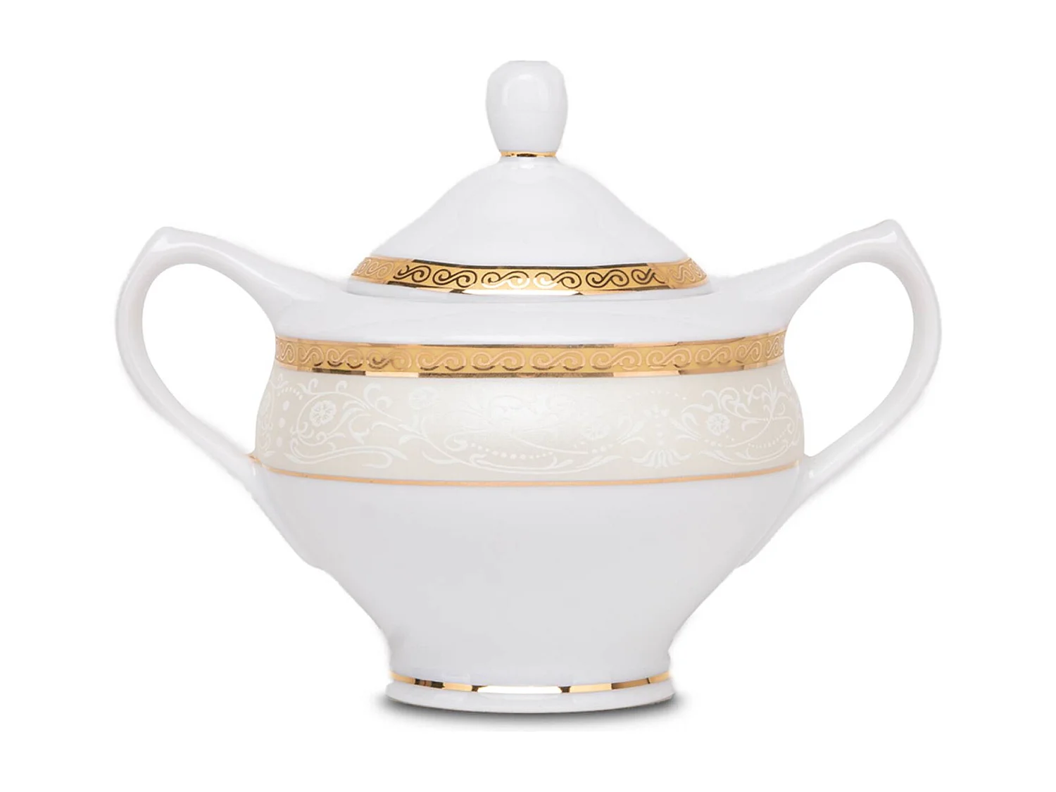 Teeservice für 6 Personen (15 Artikel) - Porzellan - Gold - AGAWA GOLD