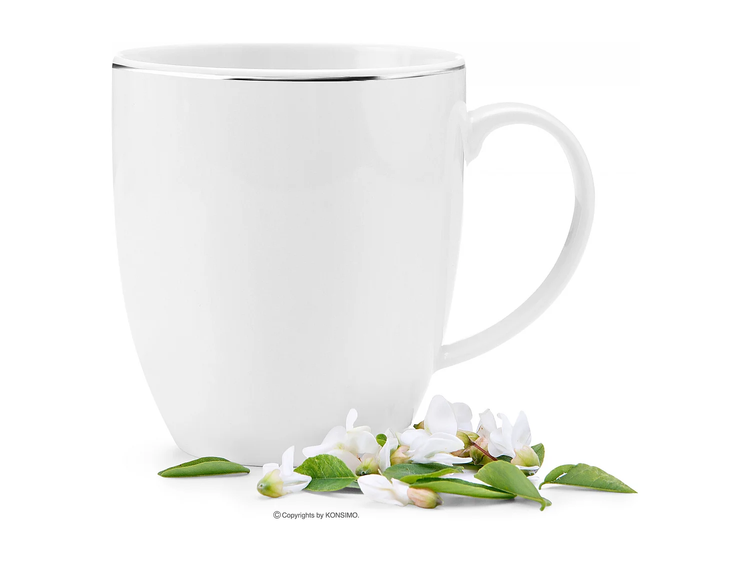 Becher-Set 380ml 6-tlg 6 Personen - Porzellan - Weiß - BOSS