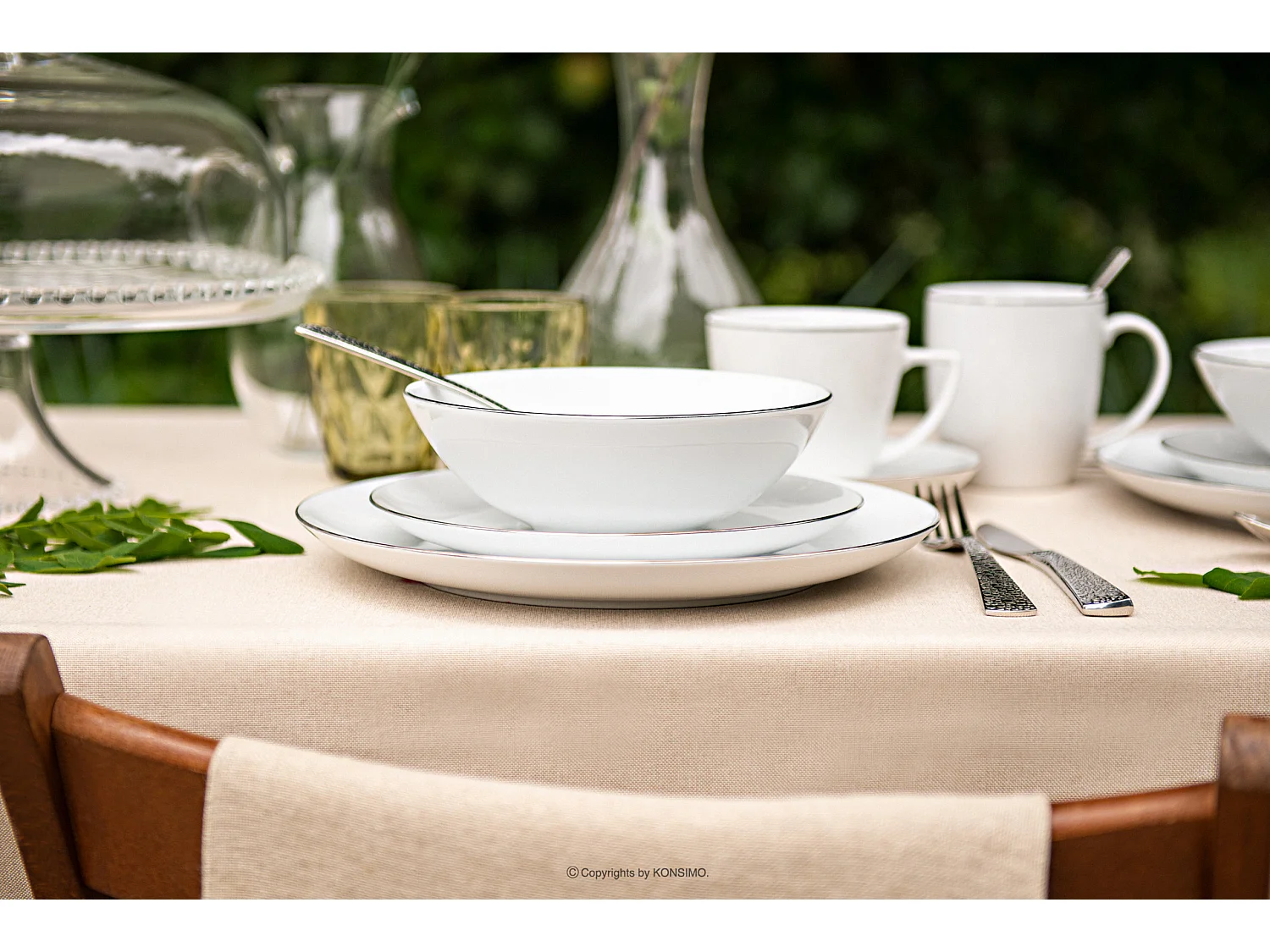 Becher-Set 380ml 6-tlg 6 Personen - Porzellan - Weiß - BOSS