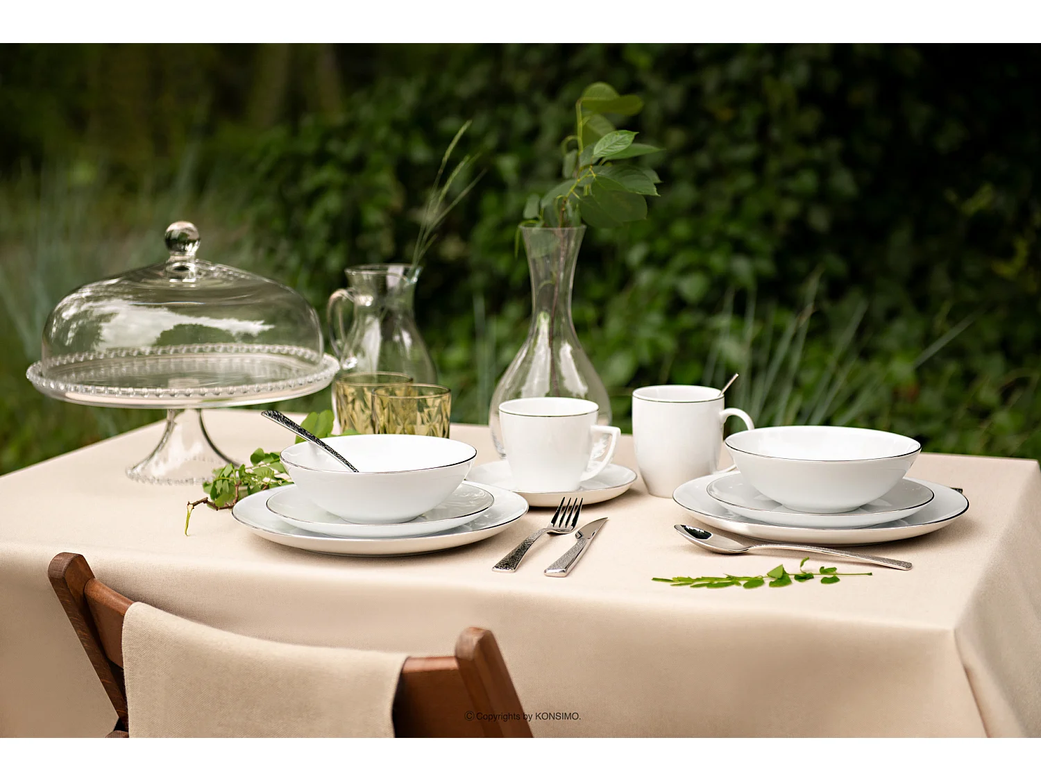 Becher-Set 380ml 6-tlg 6 Personen - Porzellan - Weiß - BOSS