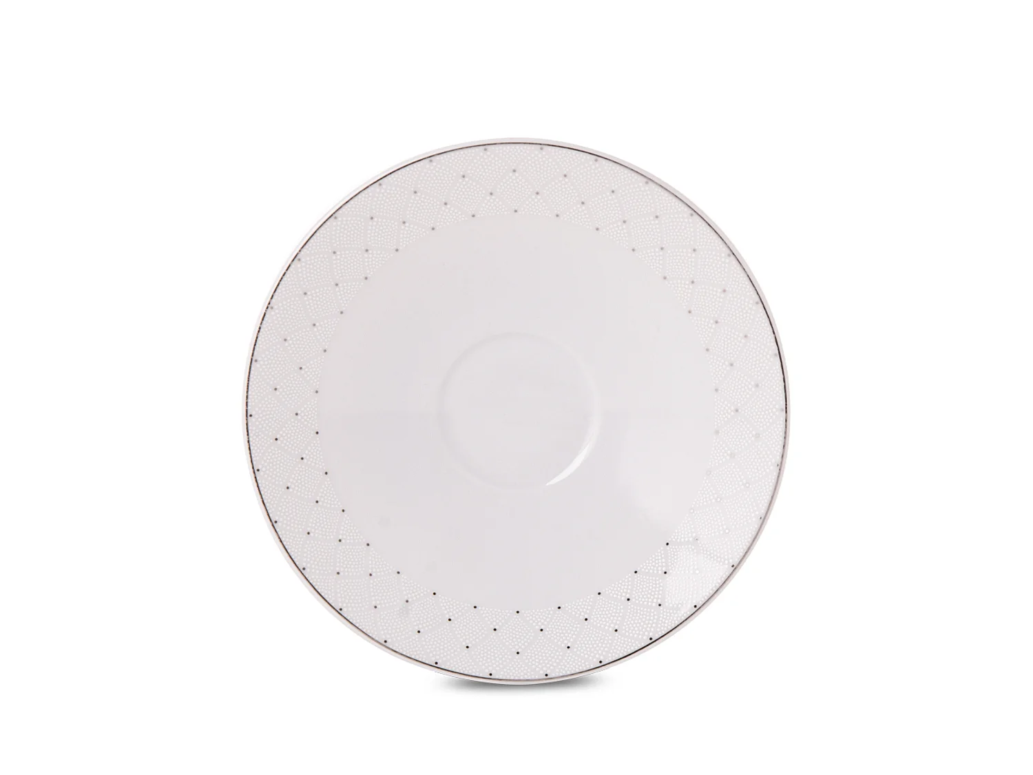 Tassenset 6 Pers. (12 Artikel) - Porzellan - weiß - AMELIA CARMEN