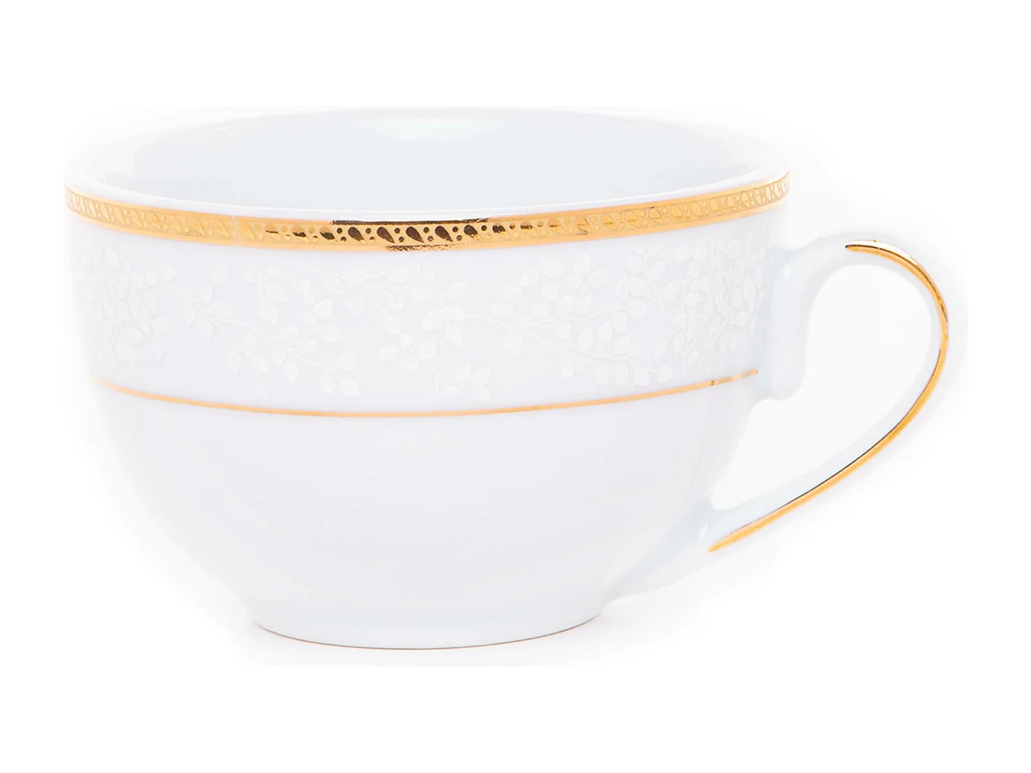 Teeservice für 6 Personen (18 El.) - Porzellan - Gold - NEW HOLLIS GOLD