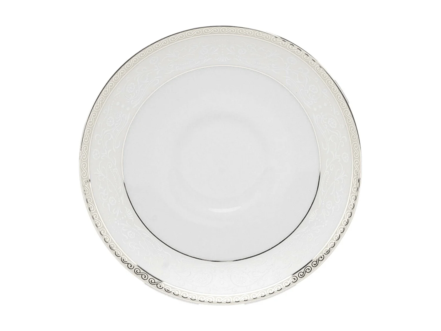 Teeservice für 6 Personen (12 Artikel) - Porzellan - Platin - AGAWA PLATIN