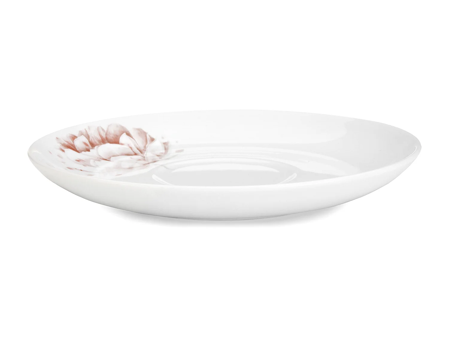 Kaffeeservice 350ml (12-tlg) 6 Personen - Porzellan - Weiß/Rosa - BOSS