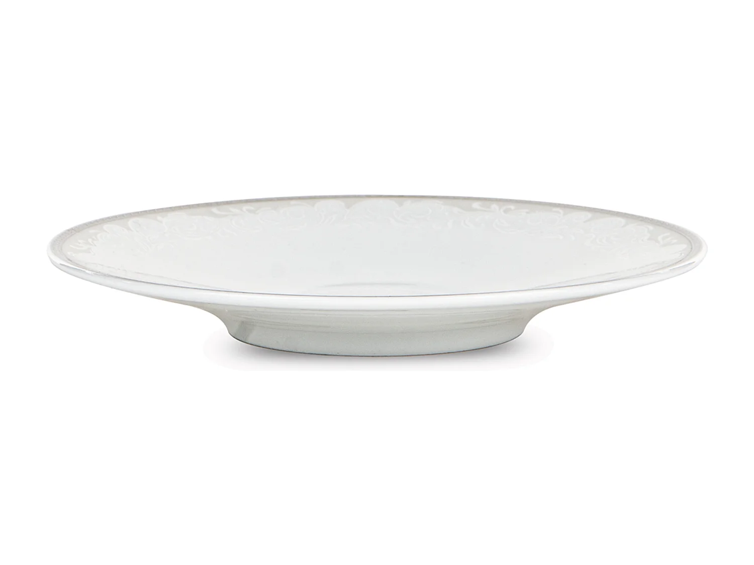 Kaffeeset für 6 Personen (15 Artikel) - Porzellan - Weiß - AMELIA