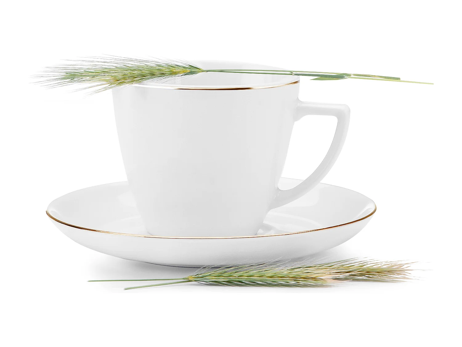 Kaffeeservice 350ml (12-tlg) 6 Personen - Porzellan - Weiß - BOSS