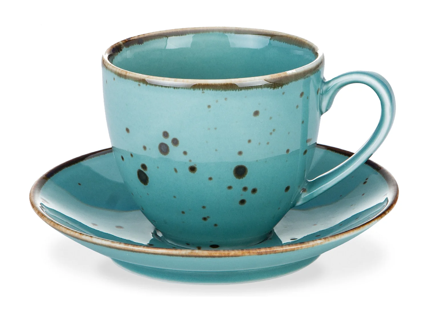 Kaffeeservice (12-tlg) - Porzellan - Minzefarben - ALUMINA