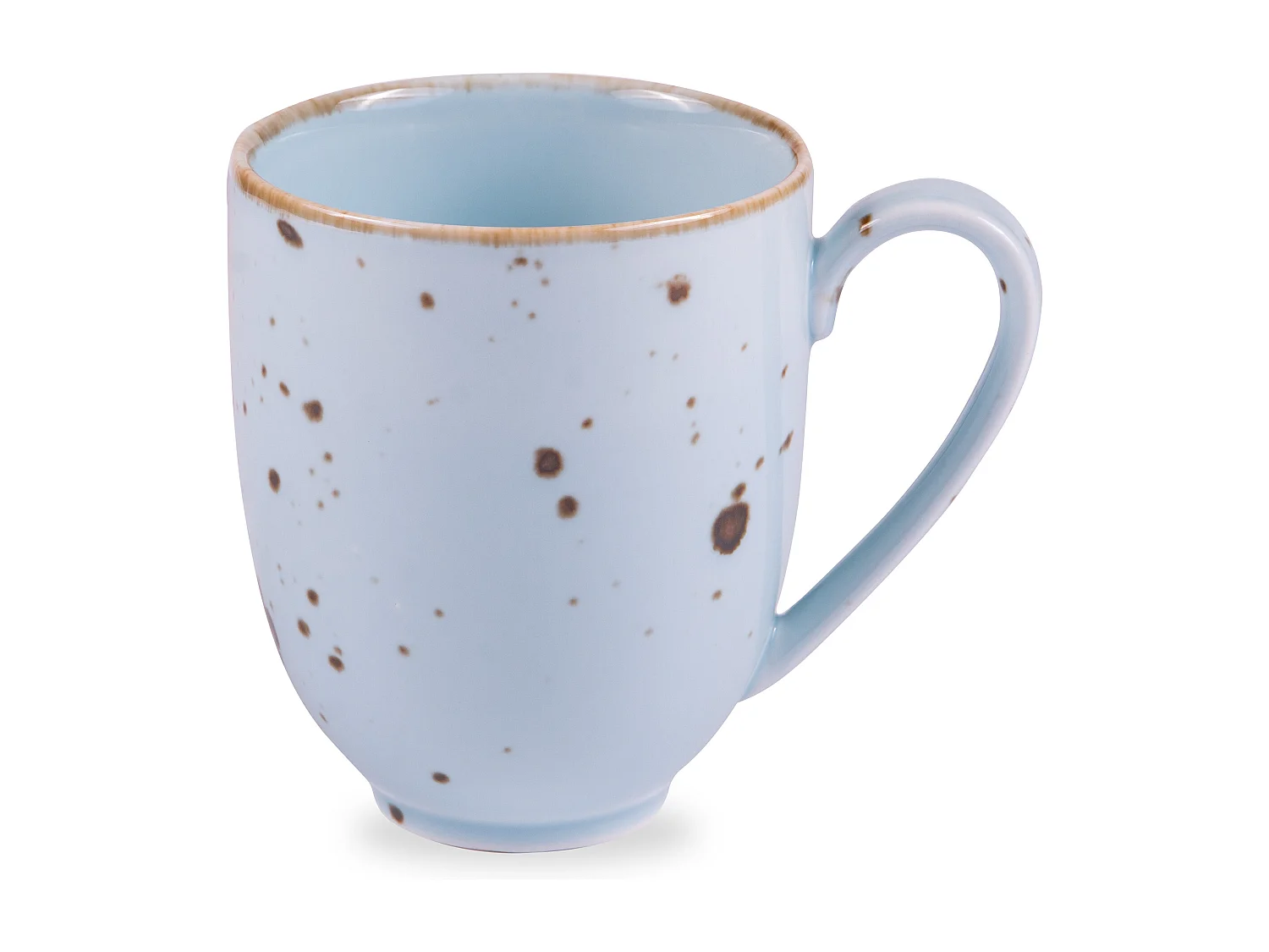 Becher-Set 400ml 6 Personen 6-tlg - Porzellan - hellblau - ALUMINA