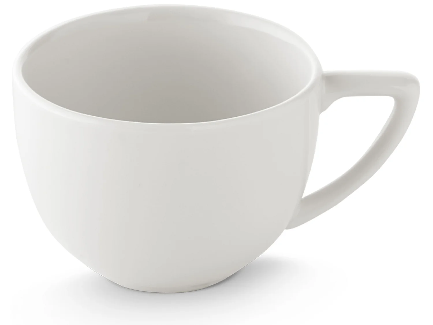 Tassen- und Untertassenset 12-teilig 6 Personen - Porzellan - weiß - CARLINA