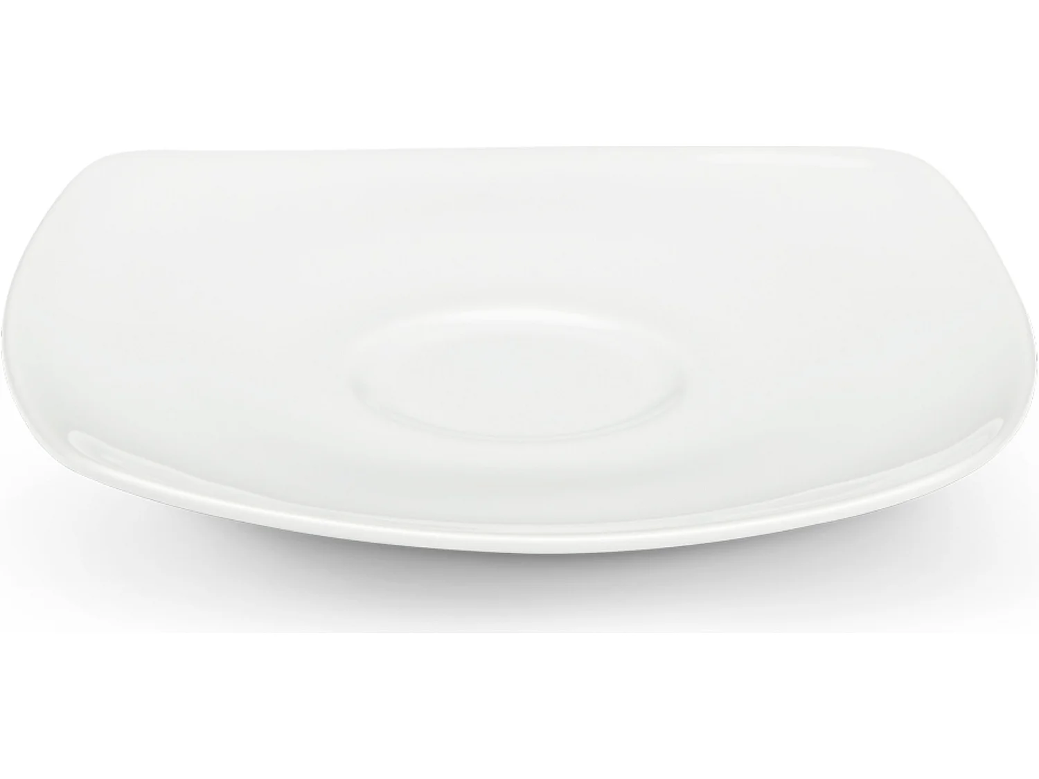 Tassen- und Untertassenset 12-teilig 6 Personen - Porzellan - weiß - CARLINA