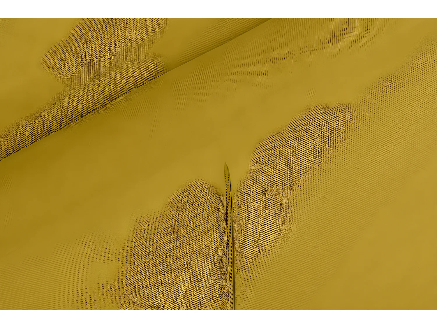 Skandinavischer Sessel - Massivholz-Beine - Gelb - TAGIO