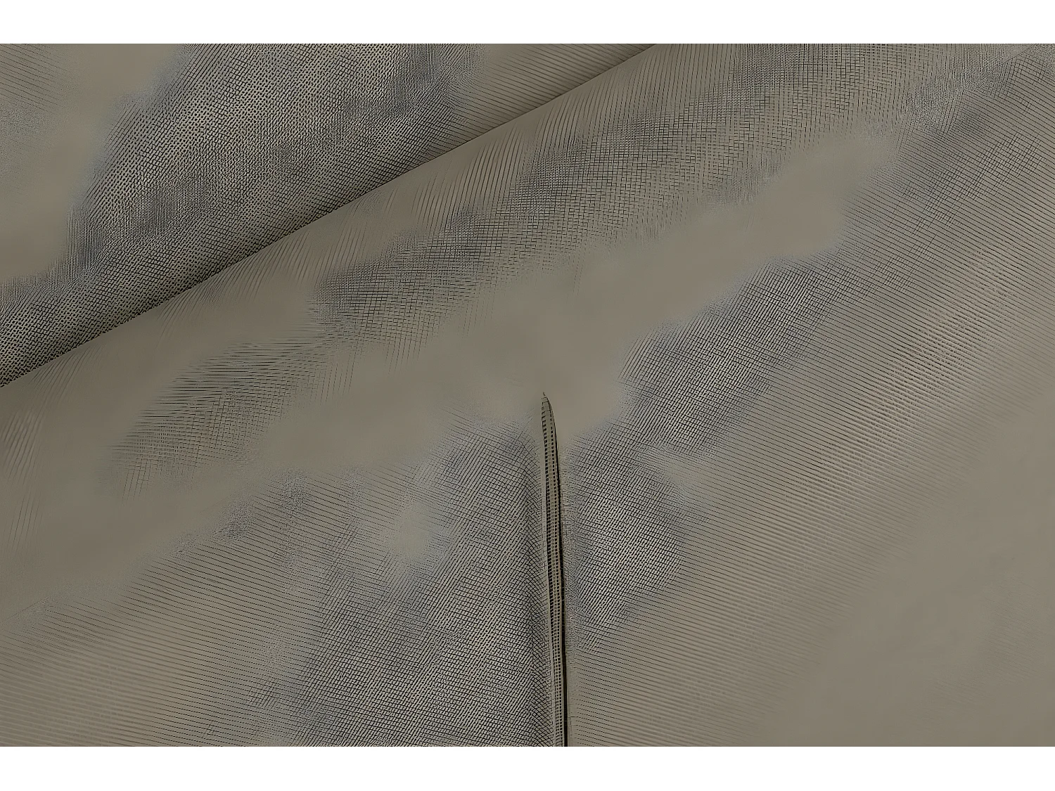 Skandinavischer Sessel - Massivholz-Beine - Beige - TAGIO