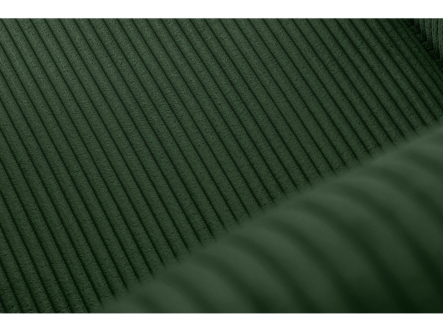 Ohrensessel Kord-Bezug Petfriendly - dunkelgrün - MILES