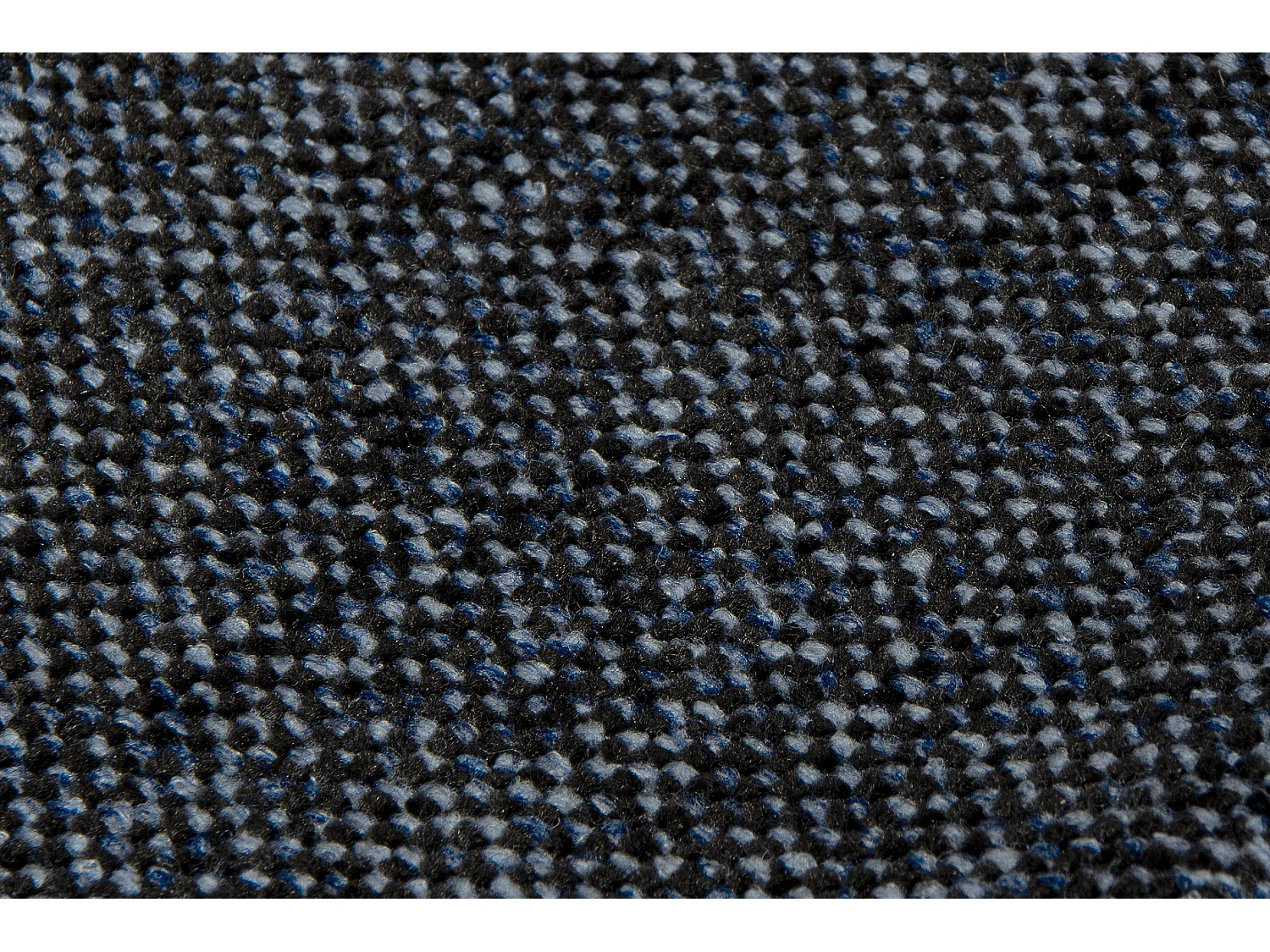 Ohrensessel Massivholzbeine schwarz - dunkelblau - MILES