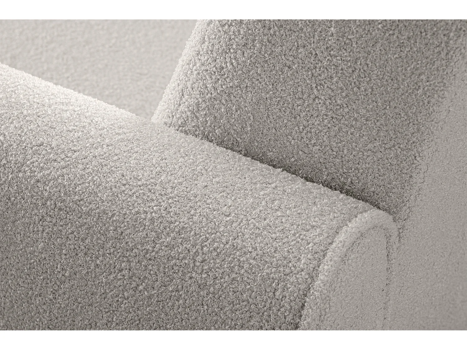 Klassischer Sessel aus Schaumstoff und Holz - weiß - GUSTAVO